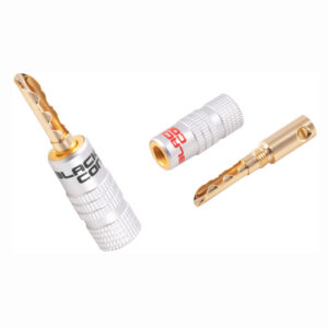 Black Connect Hohl-Banana Lautsprecherstecker